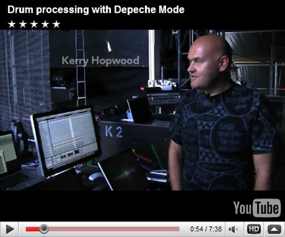 Depeche Mode live programmer Kerry Hopwood explains Ableton Live 8 for live drum processing
